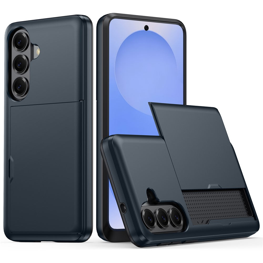 Samsung Galaxy S26+ Skal med Korthållare TPU + PC mobil Baksida