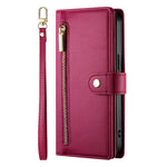 Leather Case For Oppo F31 5G  /  A6 Pro 5G  /  A6 Pro 4G Zipper Pocket Wallet Phone Cover with Straps
