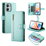 Leather Case For Oppo F31 5G  /  A6 Pro 5G  /  A6 Pro 4G Zipper Pocket Wallet Phone Cover with Straps