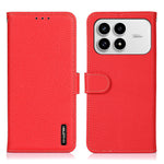 KHAZNEH Skal För Xiaomi Redmi K90 5G / Poco F8 Pro 5G Äkta Koläder Flipfodral För mobil