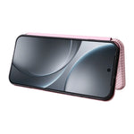 For Oppo Find X9 5G Case Carbon Fiber Texture Drop-Proof PU Leather Phone Cover