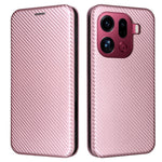 For Oppo Find X9 Pro 5G Case Carbon Fiber Texture Drop-Proof PU Leather Phone Cover