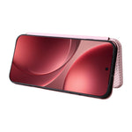 For Oppo Find X9 Pro 5G Case Carbon Fiber Texture Drop-Proof PU Leather Phone Cover