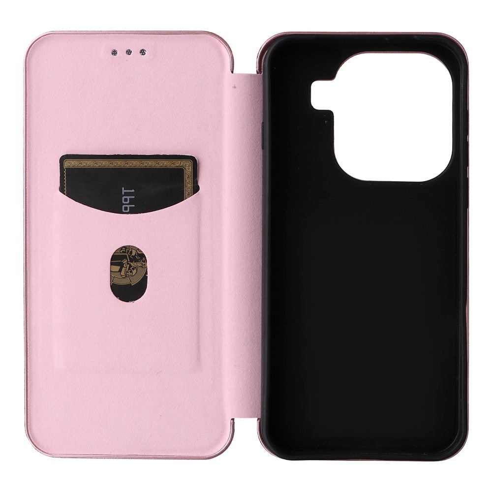 For Oppo Find X9 Pro 5G Case Carbon Fiber Texture Drop-Proof PU Leather Phone Cover