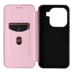 For Oppo Find X9 Pro 5G Case Carbon Fiber Texture Drop-Proof PU Leather Phone Cover