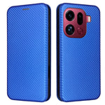 For Oppo Find X9 Pro 5G Case Carbon Fiber Texture Drop-Proof PU Leather Phone Cover