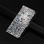 For Samsung Galaxy S23 Ultra 3D Pattern Printing PU Leather Flip Wallet Case Stand Magnetic Shockproof Protective Phone Cover with Strap