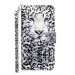 For Samsung Galaxy S23 Ultra 3D Pattern Printing PU Leather Flip Wallet Case Stand Magnetic Shockproof Protective Phone Cover with Strap