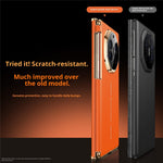 SULADA For Huawei Mate XT Ultimate / XTs Ultimate Magnetic Case Dual-Axis Design Hinge Protection Genuine Cow Leather + PC Phone Cover
