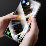 SULADA For Huawei Mate X5 Magnetic Case with Kickstand / Screen Film Genuine Cow Leather PC Phone Cover