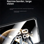 SULADA For Huawei Mate X5 Magnetic Case with Kickstand / Screen Film Genuine Cow Leather PC Phone Cover