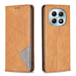For Xiaomi Redmi Note 15 Pro 4G (Global) Case Card Slots Geometry Imprint Leather Phone Cover