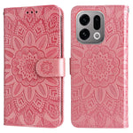For Oppo Find X9 5G Case Sunflower Imprint Leather Wallet Phone Cover