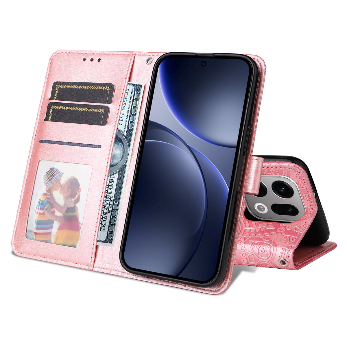 For Oppo Find X9 5G Case Sunflower Imprint Leather Wallet Phone Cover
