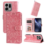 For Oppo Find X9 5G Case Sunflower Imprint Leather Wallet Phone Cover