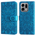 For Oppo Find X9 5G Case Sunflower Imprint Leather Wallet Phone Cover