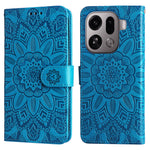 For Oppo Find X9 Pro 5G Case Sunflower Imprint Leather Wallet Phone Cover