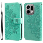 For Oppo Find X9 5G Case Floral Pattern PU Leather Wallet Stand Phone Cover