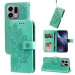 For Oppo Find X9 5G Case Floral Pattern PU Leather Wallet Stand Phone Cover