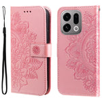 For Oppo Find X9 5G Case Floral Pattern PU Leather Wallet Stand Phone Cover