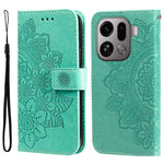 For Oppo Find X9 Pro 5G Case Floral Pattern PU Leather Wallet Stand Phone Cover