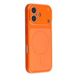 For iPhone 17 Case Compatible with MagSafe PC Phone Cover with AG Corning Glass Lens Film