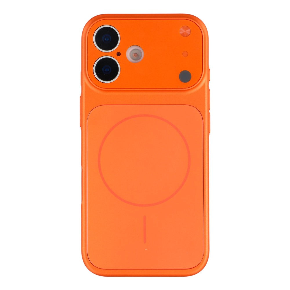 For iPhone 17 Case Compatible with MagSafe PC Phone Cover with AG Corning Glass Lens Film