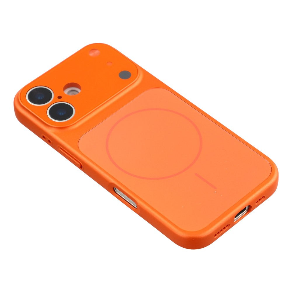 For iPhone 17 Case Compatible with MagSafe PC Phone Cover with AG Corning Glass Lens Film
