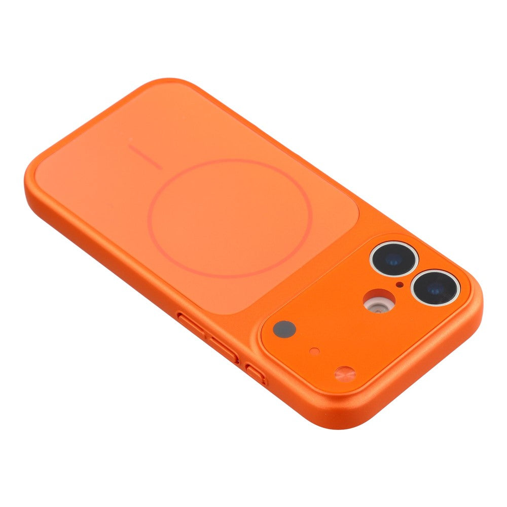 For iPhone 17 Case Compatible with MagSafe PC Phone Cover with AG Corning Glass Lens Film