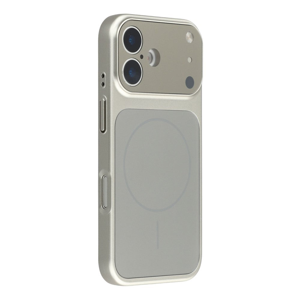 For iPhone 17 Case Compatible with MagSafe PC Phone Cover with AG Corning Glass Lens Film