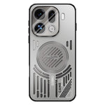 ABEEL magnetisk etui til Oppo Find X9 Pro 5G i aluminiumslegering + PC + TPU, hult og varmeafledende mobilcover