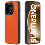 OnePlus 15 5G-skal i PU-läder med PC-beläggning + TPU-skydd mot fall
