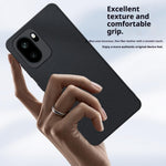 OnePlus 15R 5G / Ace 6T 5G / Ace 6 5G skal PU-läderbelagd PC + TPU fallskyddande mobilskal