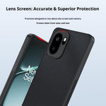 OnePlus 15R 5G / Ace 6T 5G / Ace 6 5G skal PU-läderbelagd PC + TPU fallskyddande mobilskal