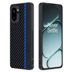 Til OnePlus 15R 5G / Ace 6T 5G / Ace 6 5G etui i læder + pc hårdt telefoncover kulfiber-tekstur