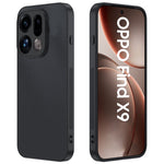 For Oppo Find X9 5G Case PU Leather Coated PC + TPU Anti-Drop Phone Cover