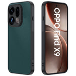 For Oppo Find X9 5G Case PU Leather Coated PC + TPU Anti-Drop Phone Cover