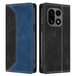 OnePlus 15 5G Läderfodral Skin Touch Färgskarvning RFID-blockerande Plånboksfodral