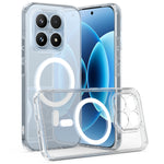 For Xiaomi 17 Clear Phone Case Magnetic Case TPU+Acrylic Back Cover