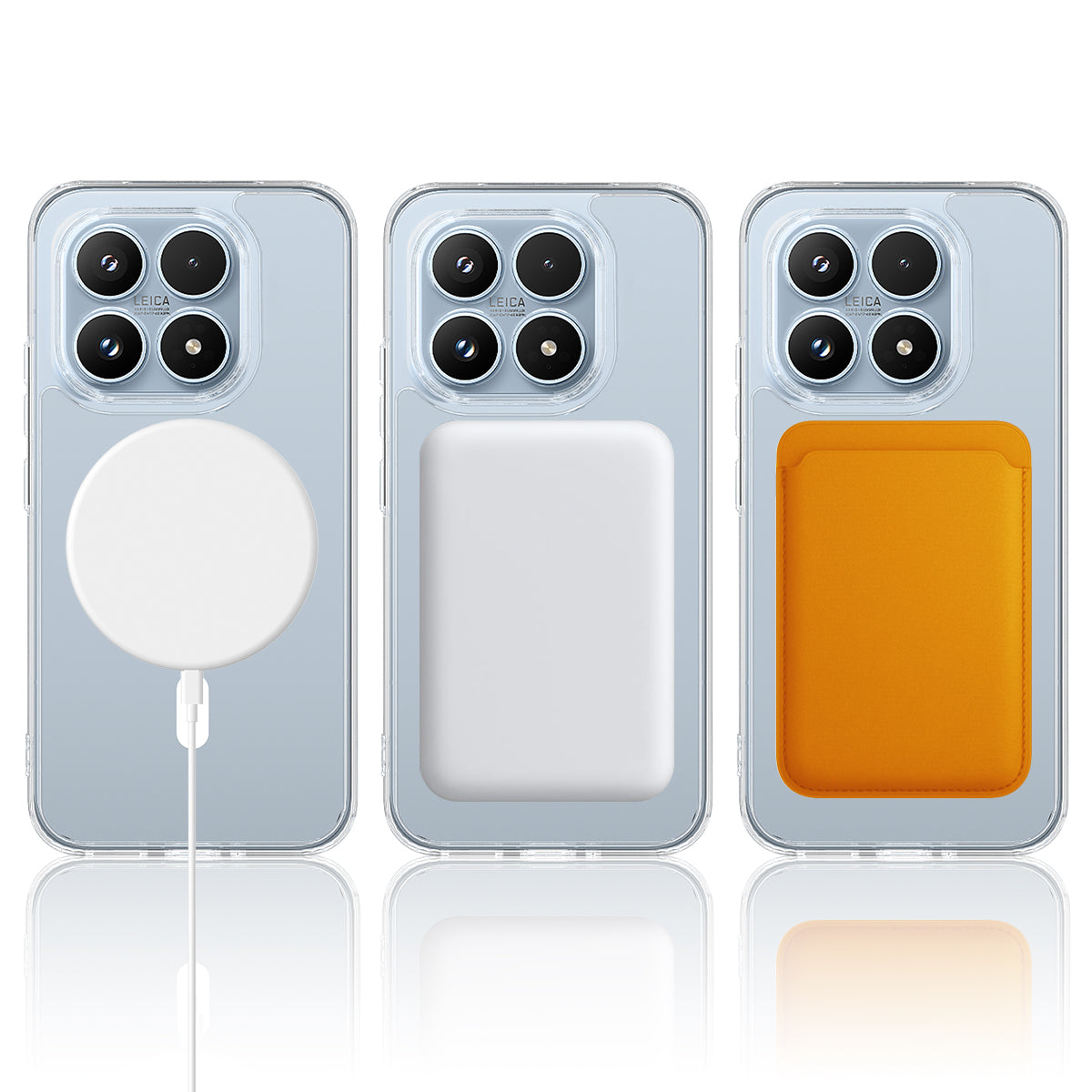 For Xiaomi 17 Clear Phone Case Magnetic Case TPU+Acrylic Back Cover