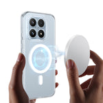 For Xiaomi 17 Clear Phone Case Magnetic Case TPU+Acrylic Back Cover