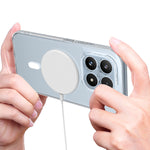 For Xiaomi 17 Clear Phone Case Magnetic Case TPU+Acrylic Back Cover