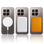 For Xiaomi 15T Pro Clear Phone Magnetic Case TPU+Acrylic Back Cover
