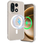 For OnePlus 15 5G Clear Phone Magnetic Case TPU+Acrylic Back Cover