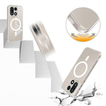 For OnePlus 15 5G Clear Phone Magnetic Case TPU+Acrylic Back Cover