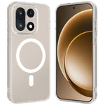 For OnePlus 15 5G Clear Phone Magnetic Case TPU+Acrylic Back Cover
