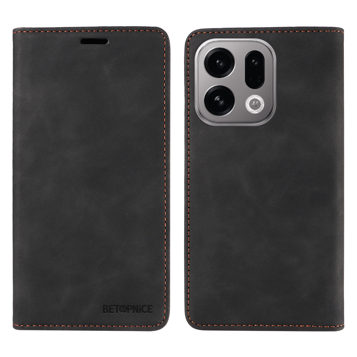 BETOPNICE For Oppo Find X9 5G Case  Magnetic Closure RFID Blocking Wallet Stand Leather Phone Cover