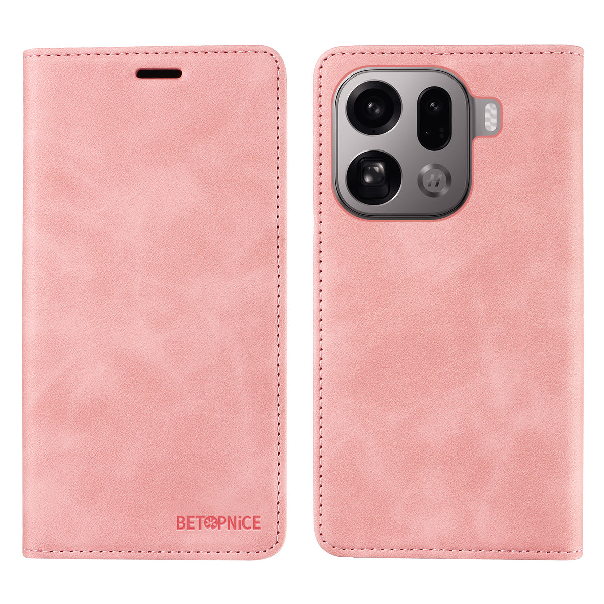 BETOPNICE For Oppo Find X9 Pro 5G Case  Magnetic Closure RFID Blocking Wallet Stand Leather Phone Cover