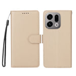 For Oppo Find X9 5G Case RFID Blocking 3 Card Slots PU Leather Phone Cover with Wrist Strap