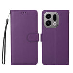 For Oppo Find X9 5G Case RFID Blocking 3 Card Slots PU Leather Phone Cover with Wrist Strap